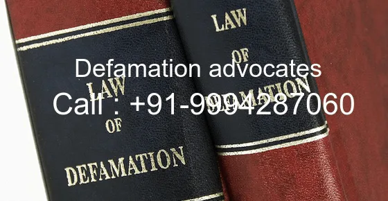 Lawyers for defamation cases in Chennai high court to protect your reputation as individual or a company or a group. Contact Criminal defamation advocates