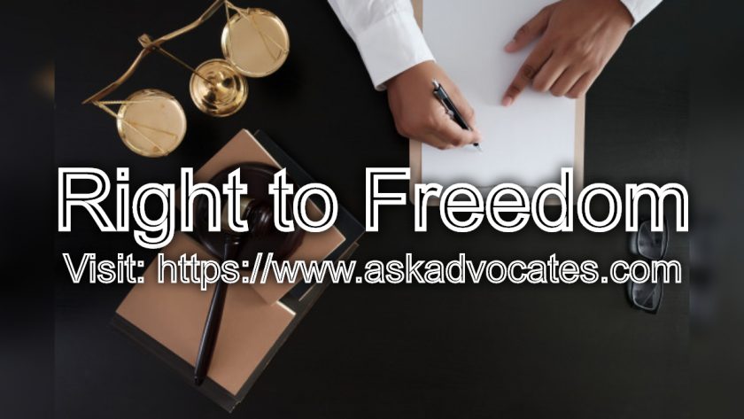 Right to Freedom | Advocates in Chennai | Lawyers in India