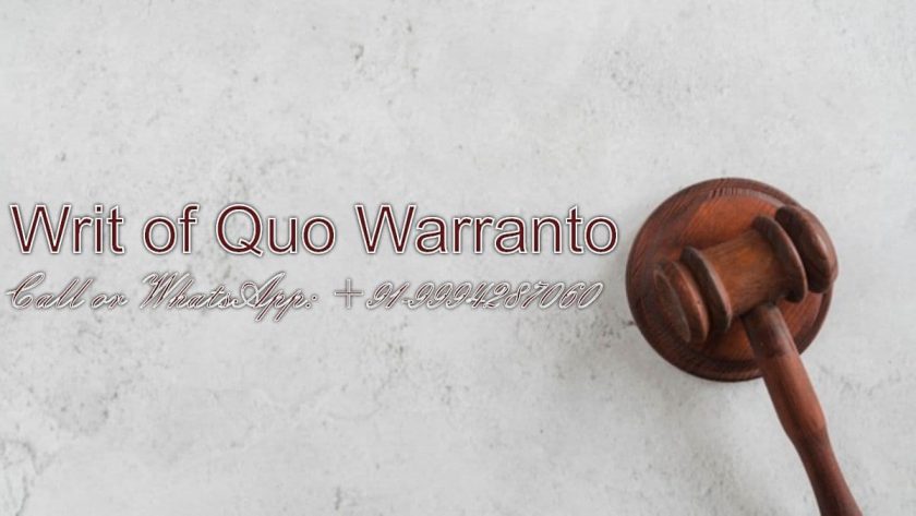 Find and identify the Best Lawyers for Quo Warranto filing in Chennai Tamil Nadu India.