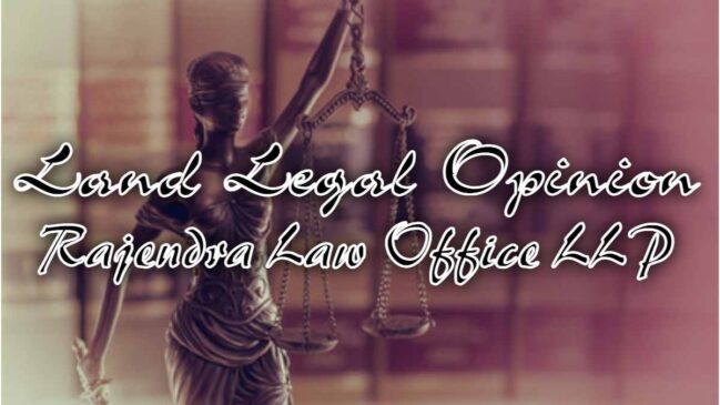 How to Get Legal Opinion for Land in Chennai India