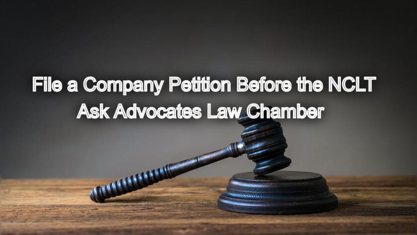 How to File a Company Petition Before the NCLT – Chennai Bench Explained