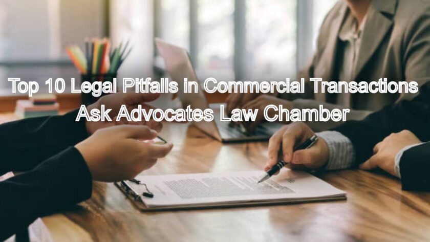Top 10 Legal Pitfalls in Commercial Transactions and How to Avoid Them