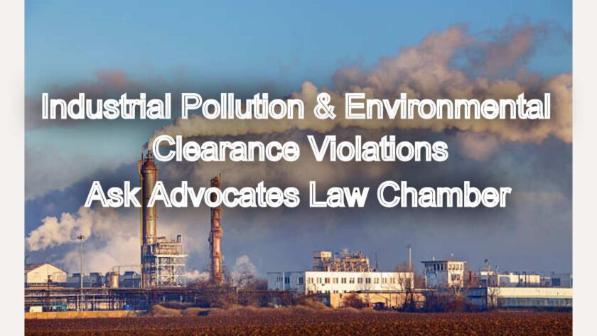 Industrial Pollution & Environmental Clearance Violations: A Guide to NGT Proceedings