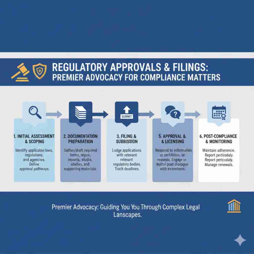 Regulatory Approvals and Filings: Premier Advocacy for Compliance Matters