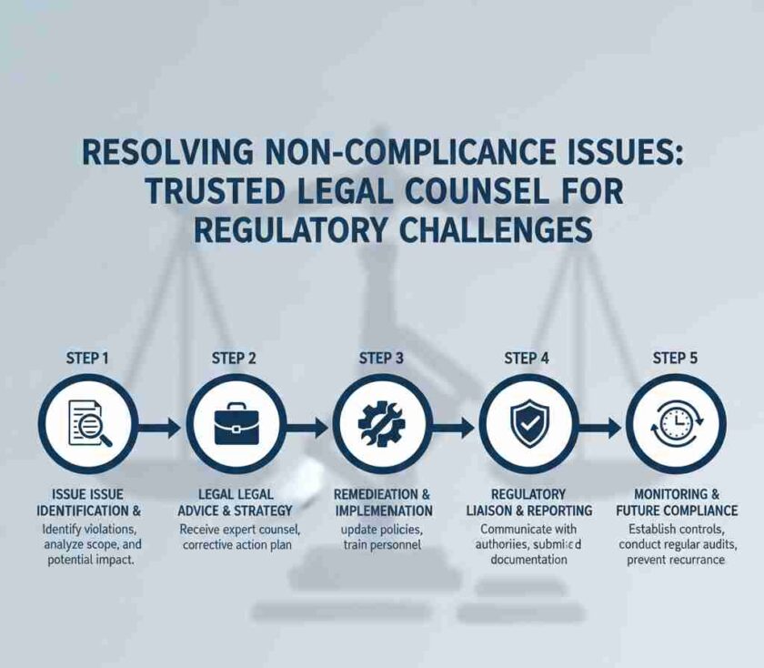 Resolving Non-compliance Issues: Trusted Legal Counsel for Regulatory Challenges