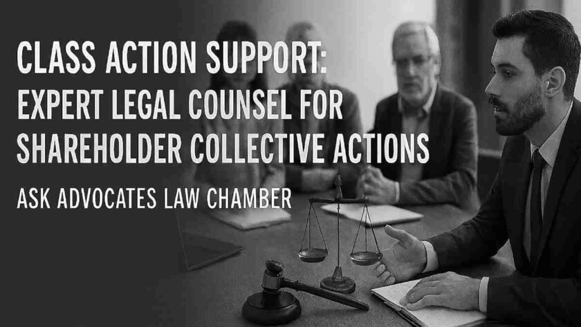 Class Action Support: Expert Legal Counsel for Shareholder Collective Actions