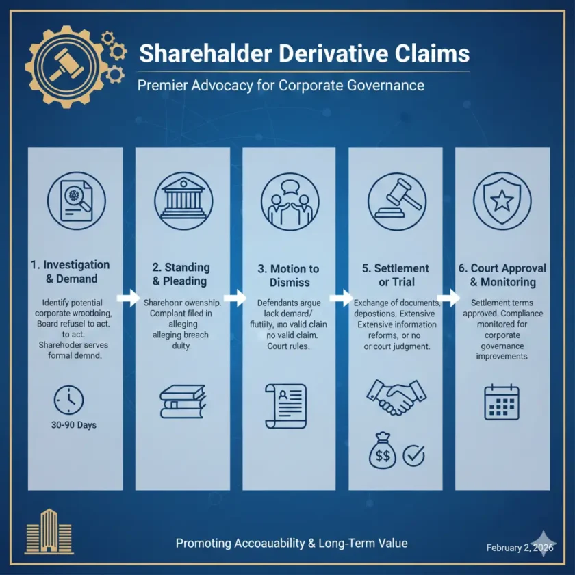 Shareholder Derivative Claims: Premier Advocacy for Corporate Governance