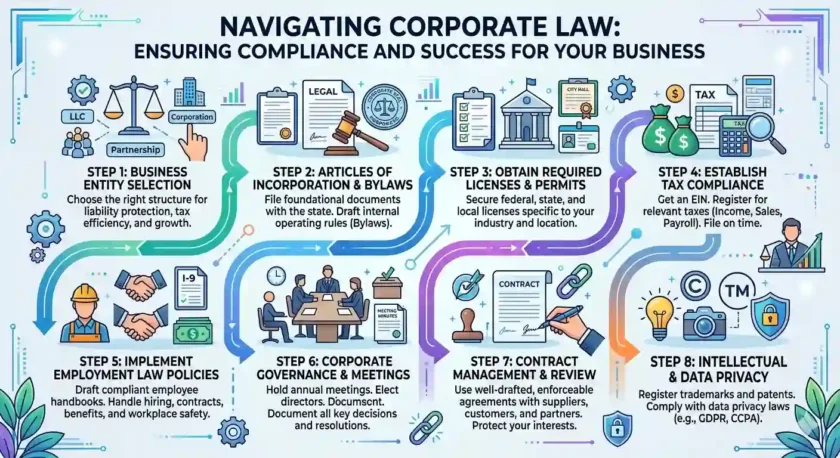 Navigating Corporate Law: Ensure Compliance and Success for Your Business