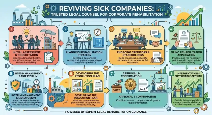 Reviving Sick Companies: Trusted Legal Counsel for Corporate Rehabilitation