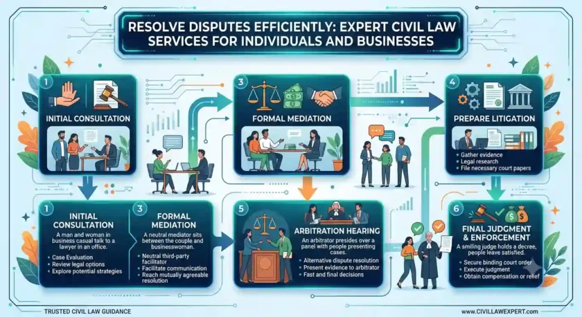 Resolve Disputes Efficiently: Expert Civil Law Services for Individuals and Businesses
