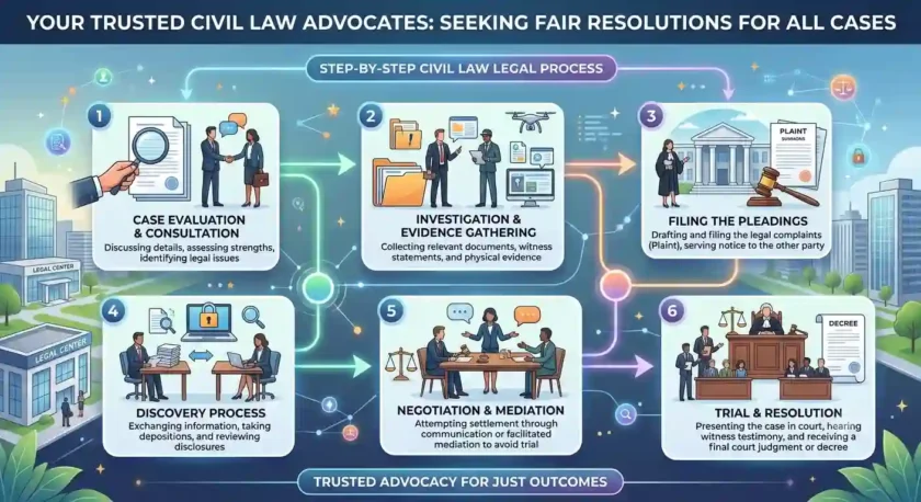 Your Trusted Civil Law Advocates: Seeking Fair Resolutions for All Cases