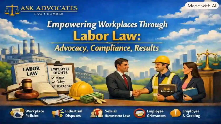 Empowering Workplaces Through Labor Law: Advocacy, Compliance, Results