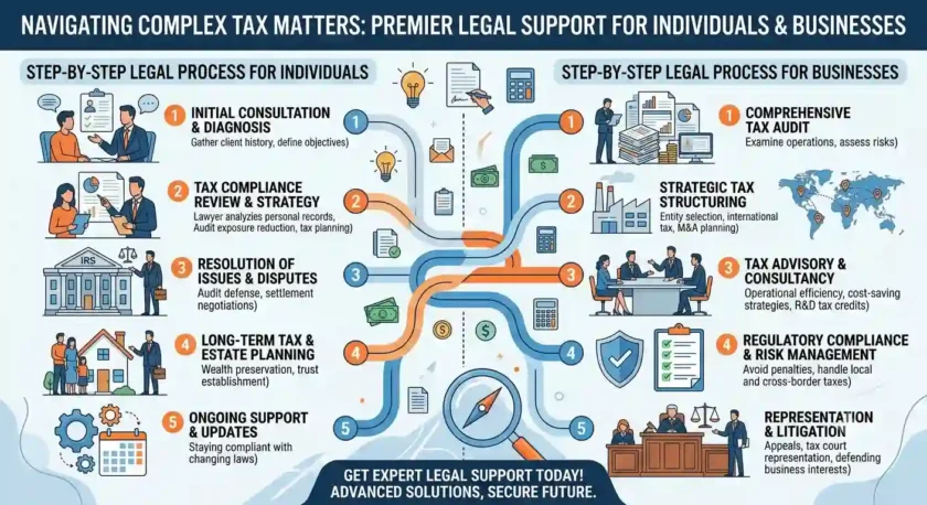 Navigating Complex Tax Matters: Premier Legal Support for Individuals and Businesses