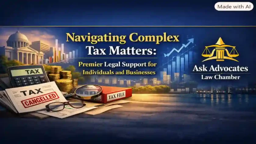 Navigating Complex Tax Matters: Premier Legal Support for Individuals and Businesses