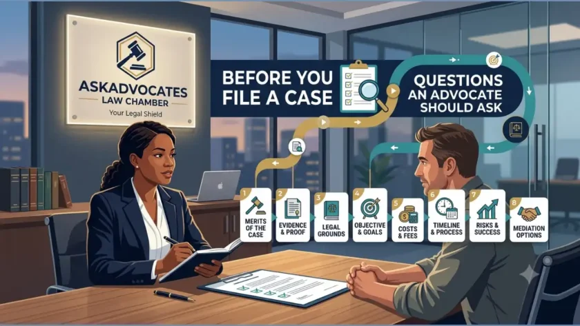 Before You File a Case: Questions an Advocate Should Ask