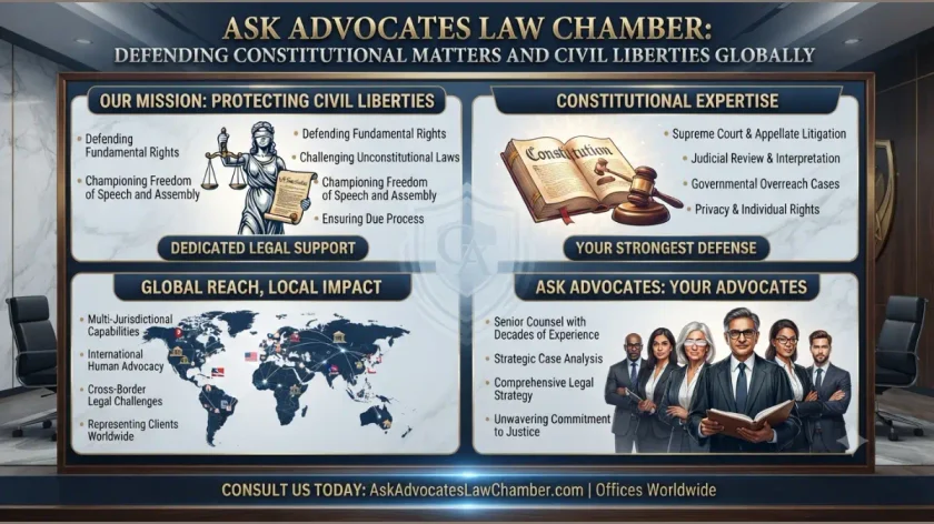 Protecting Civil Liberties_ Dedicated Legal Support in Constitutional Matters - infographic image